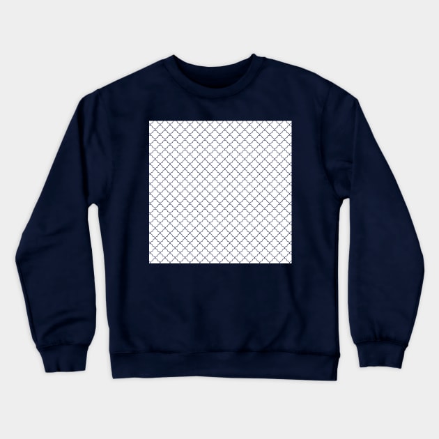 Moroccan Tile Design Pattern Crewneck Sweatshirt by DankFutura